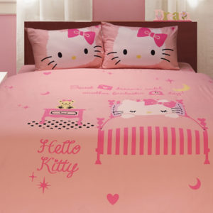 RISE Bed Cover HELLO KITTY ROMANTIC HOME SLEEP Micro Fiber 360TC