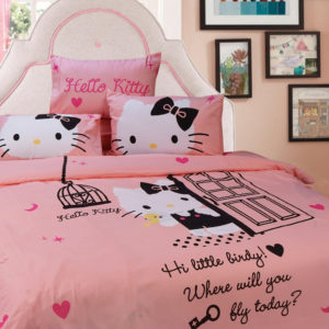 RISE Bed Cover HELLO KITTY ROMANTIC ROOM PINK Micro Fiber 360TC