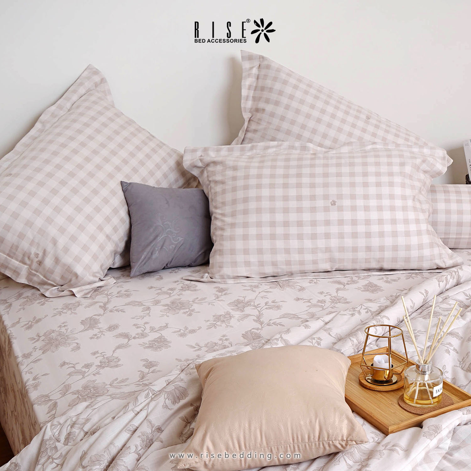 Canella Sprei atau Bed Cover Motif Spinosa Linen Katun 900TC - Image 3