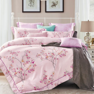 Canella Set Sprei dan Bed Cover Vervain Linen Katun 900TC