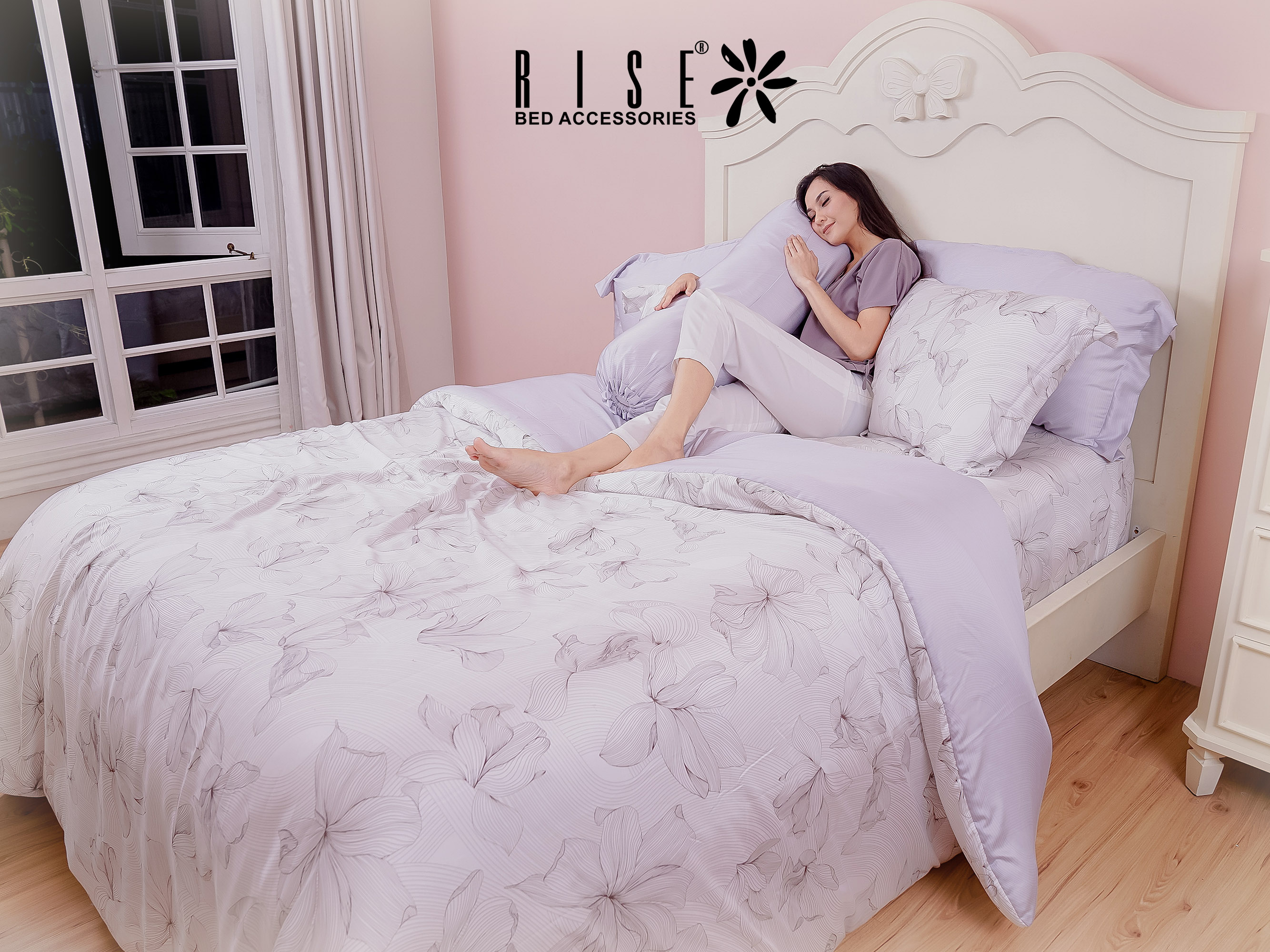 Rise Sprei atau Bed Cover Bellvania TENCEL™ Lyocell 820TC - Image 3