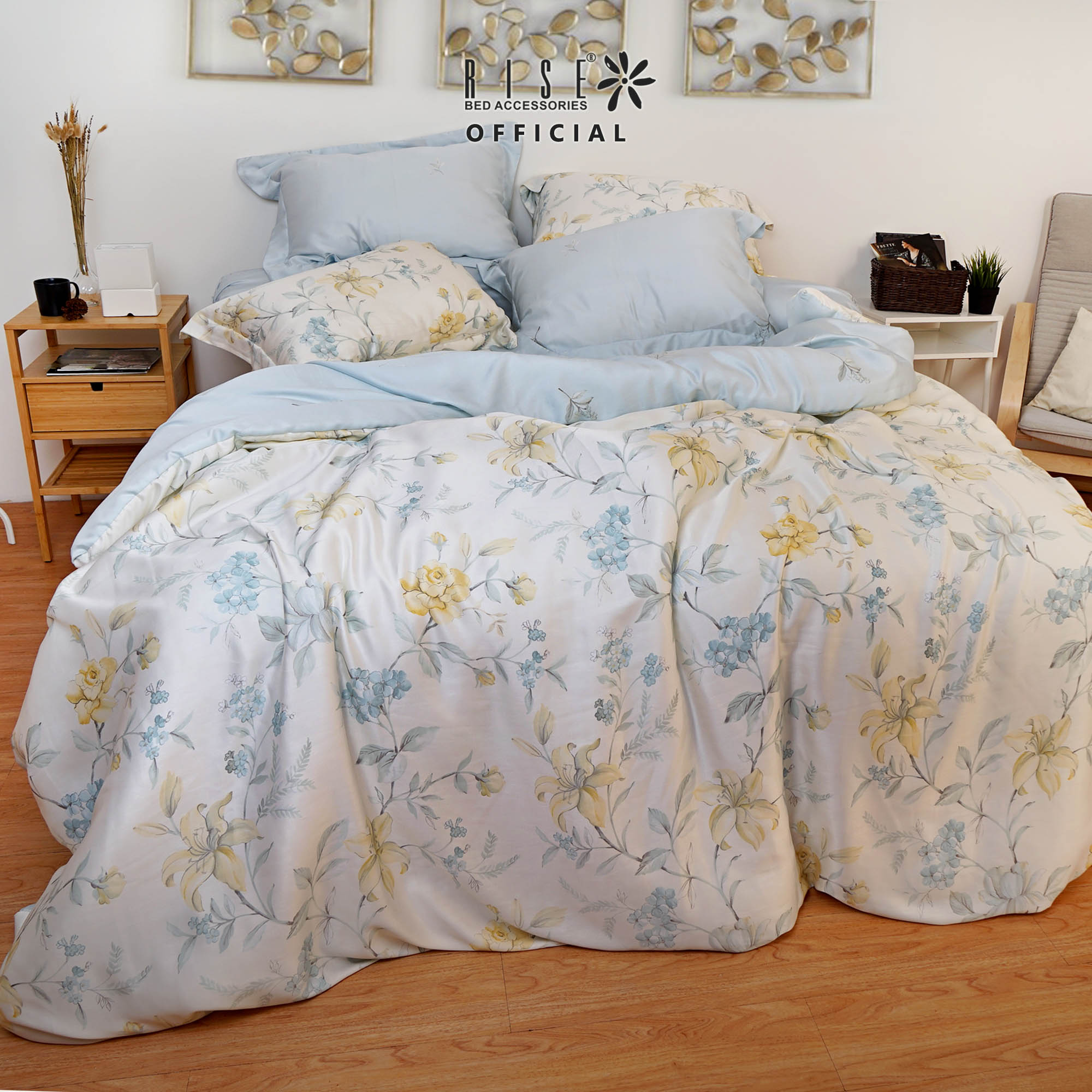 Rise Sprei atau Bed Cover Nanette TENCEL™ Lyocell 820TC - Image 2