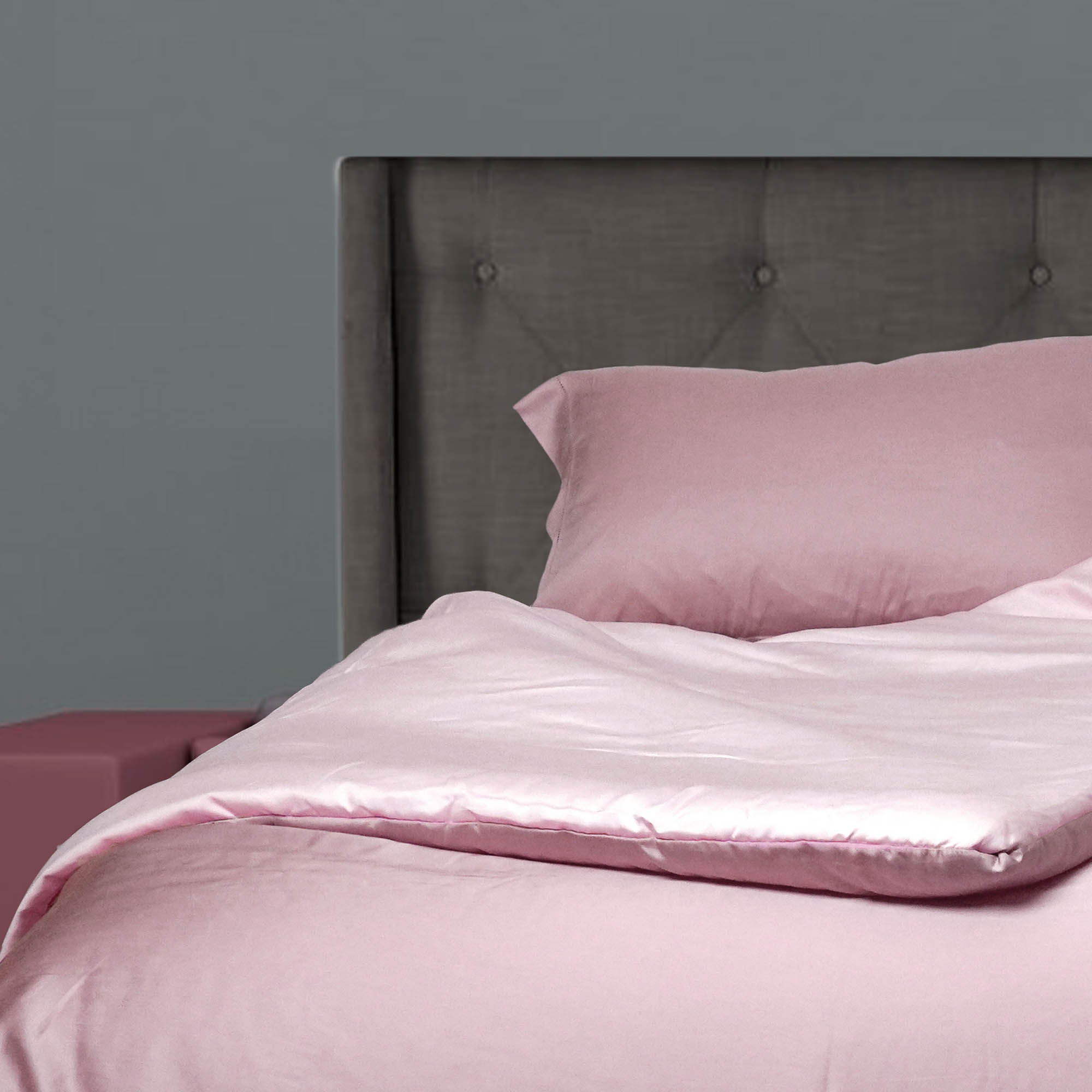 Canella Sprei Pale Lilac TENCEL™ Lyocell Polos 900TC - Image 4