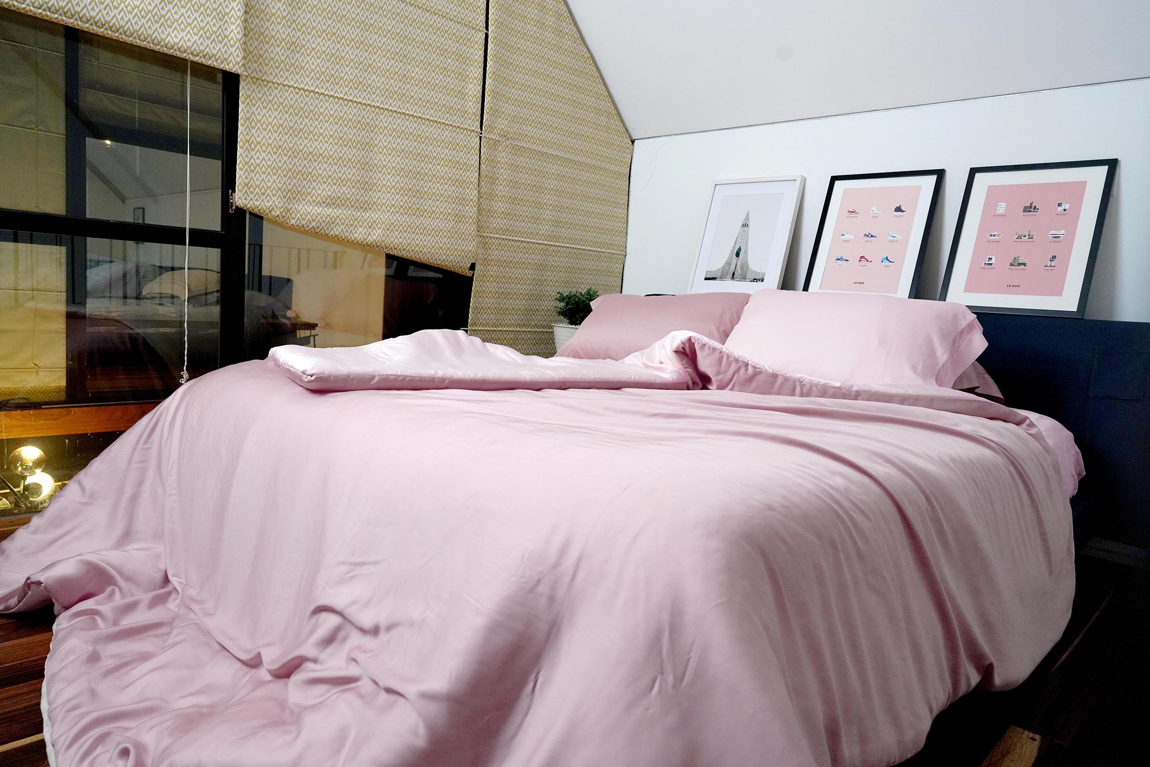 Canella Sprei Pale Lilac TENCEL™ Lyocell Polos 900TC - Image 2
