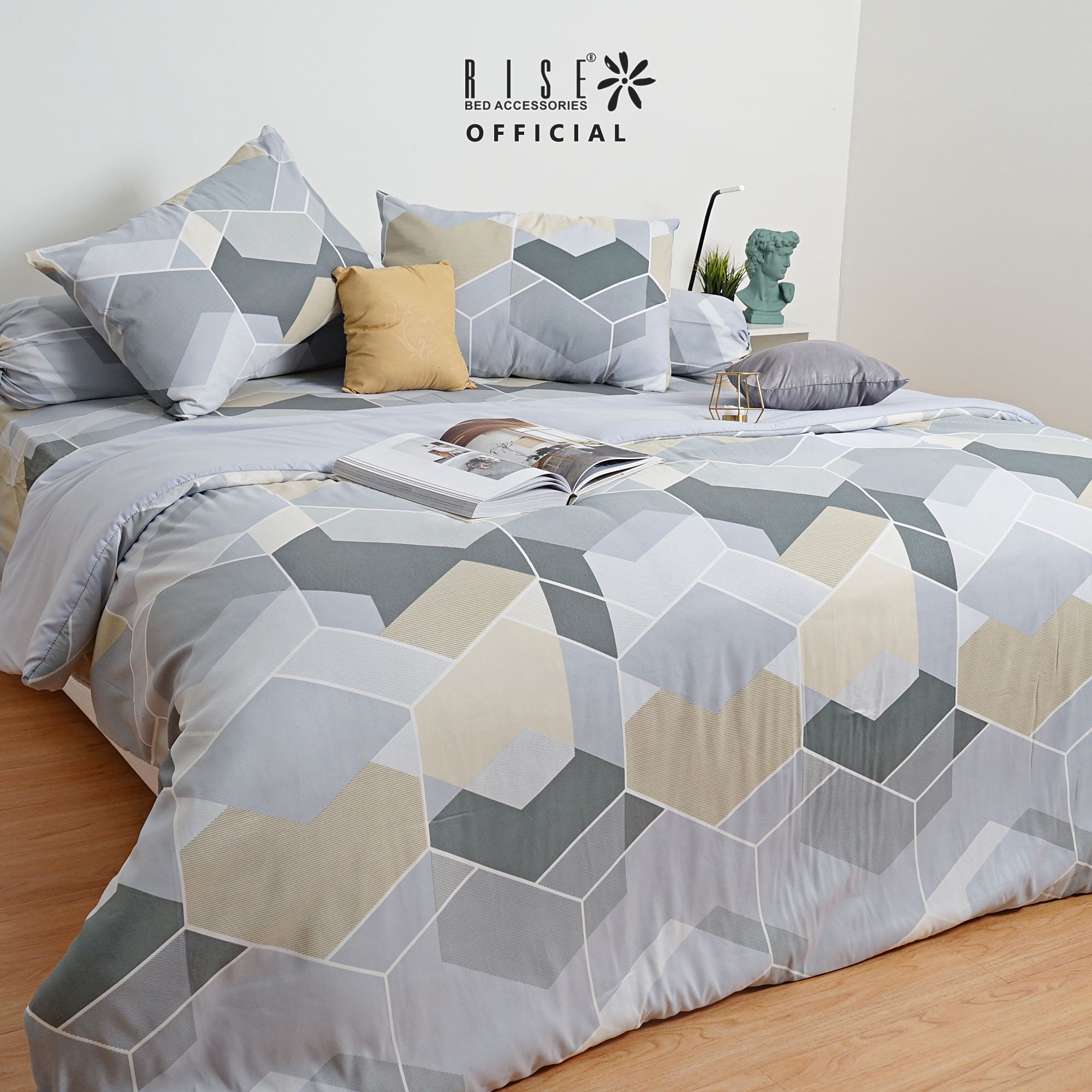Set Sprei dan Bed Cover Alva Micro Fiber 350TC - Image 2