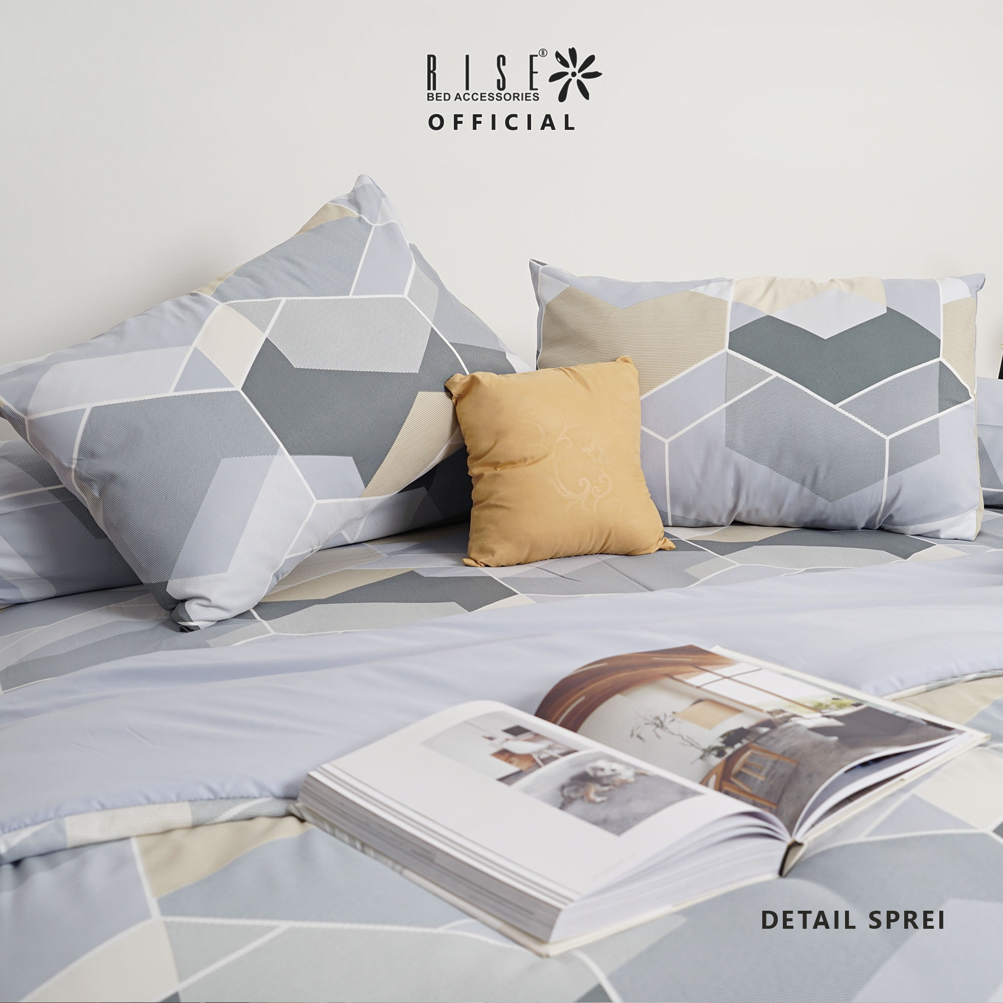 Set Sprei dan Bed Cover Alva Micro Fiber 350TC - Image 6