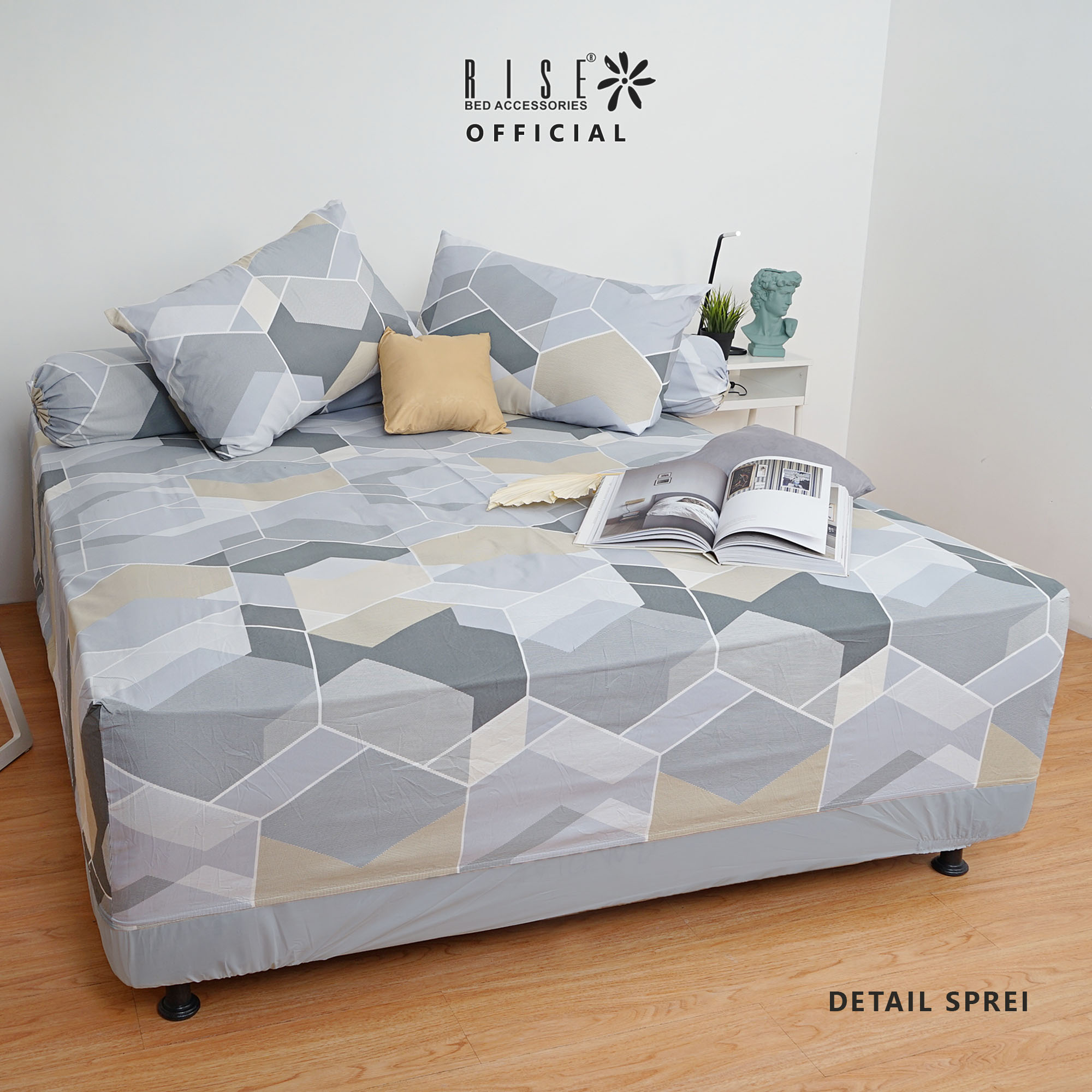 Set Sprei dan Bed Cover Alva Micro Fiber 350TC - Image 7