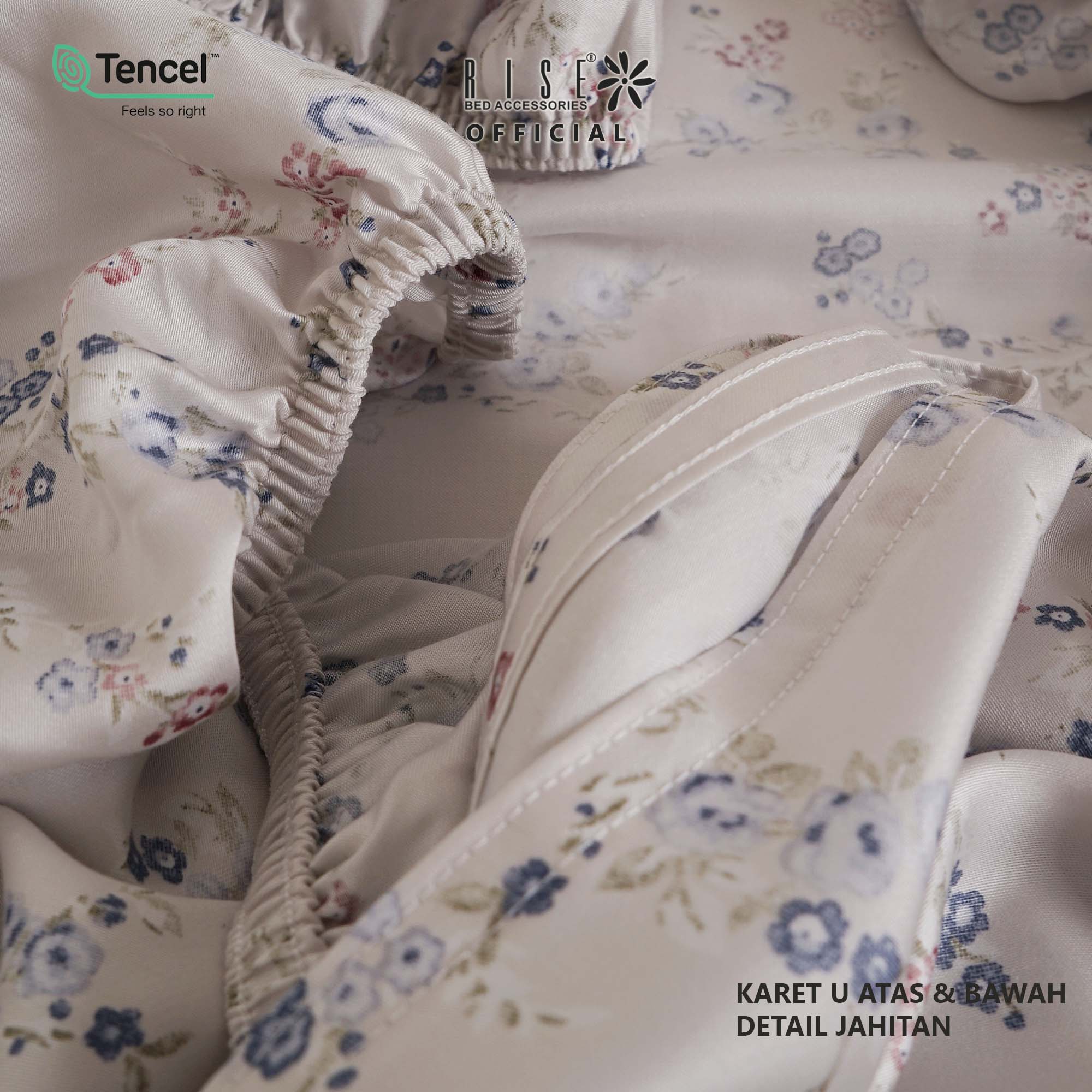 Set Sprei dan Bedcover Valetta TENCEL™ Lyocell 820TC - Image 5