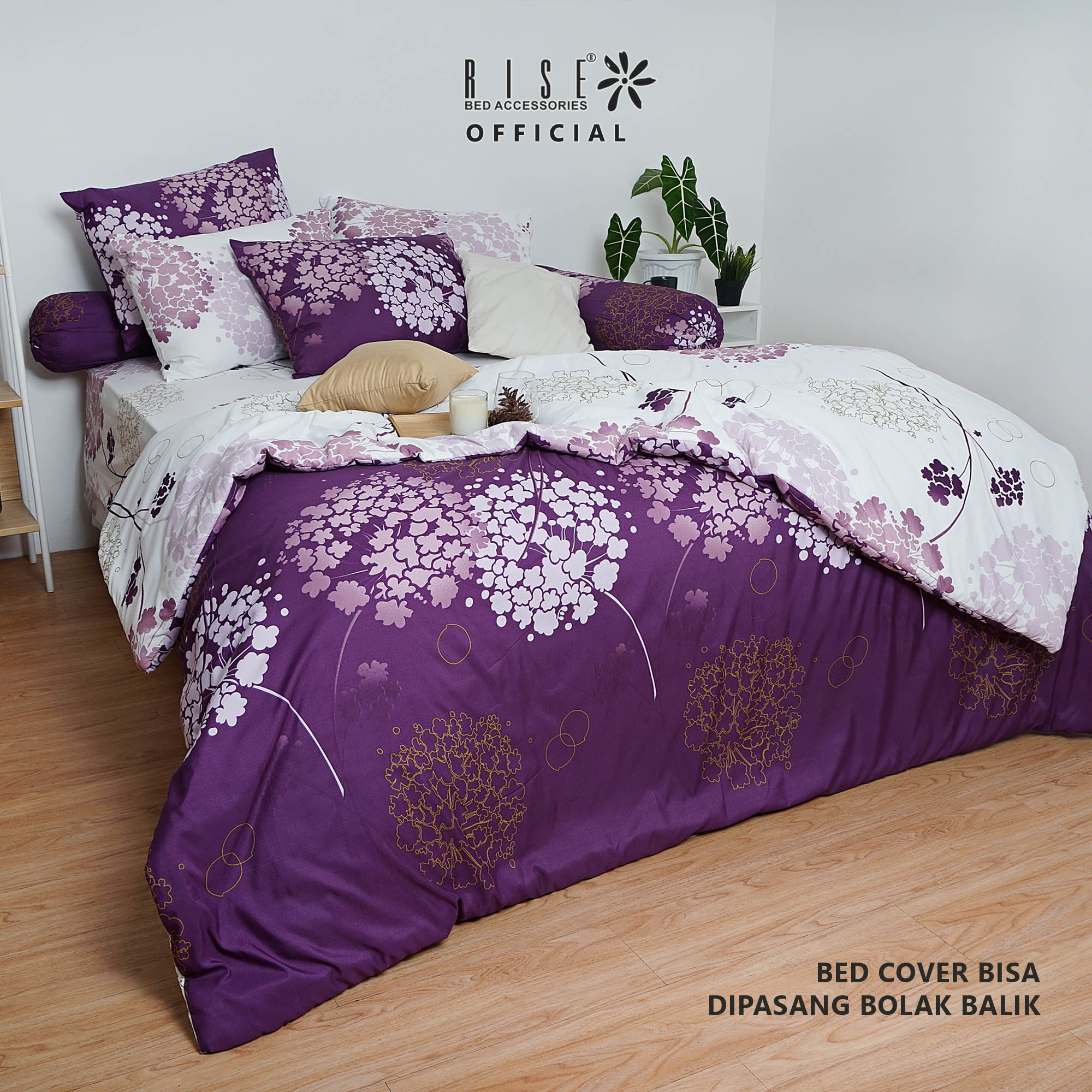 Set Sprei dan Bed Cover Conetta Micro Fiber 350TC - Image 2