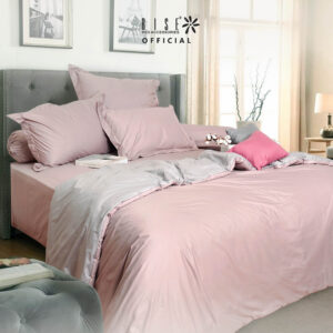 Rise Sprei atau Bed Cover Pale Mauve Cotton Blend 800TC