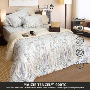 Rise Sprei Set Bed Cover TENCEL™ Lyocell 900TC Motif Abbey Stone
