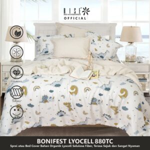 Rise Sprei Set Bed Cover Organic Lyocell Motif Bonifest