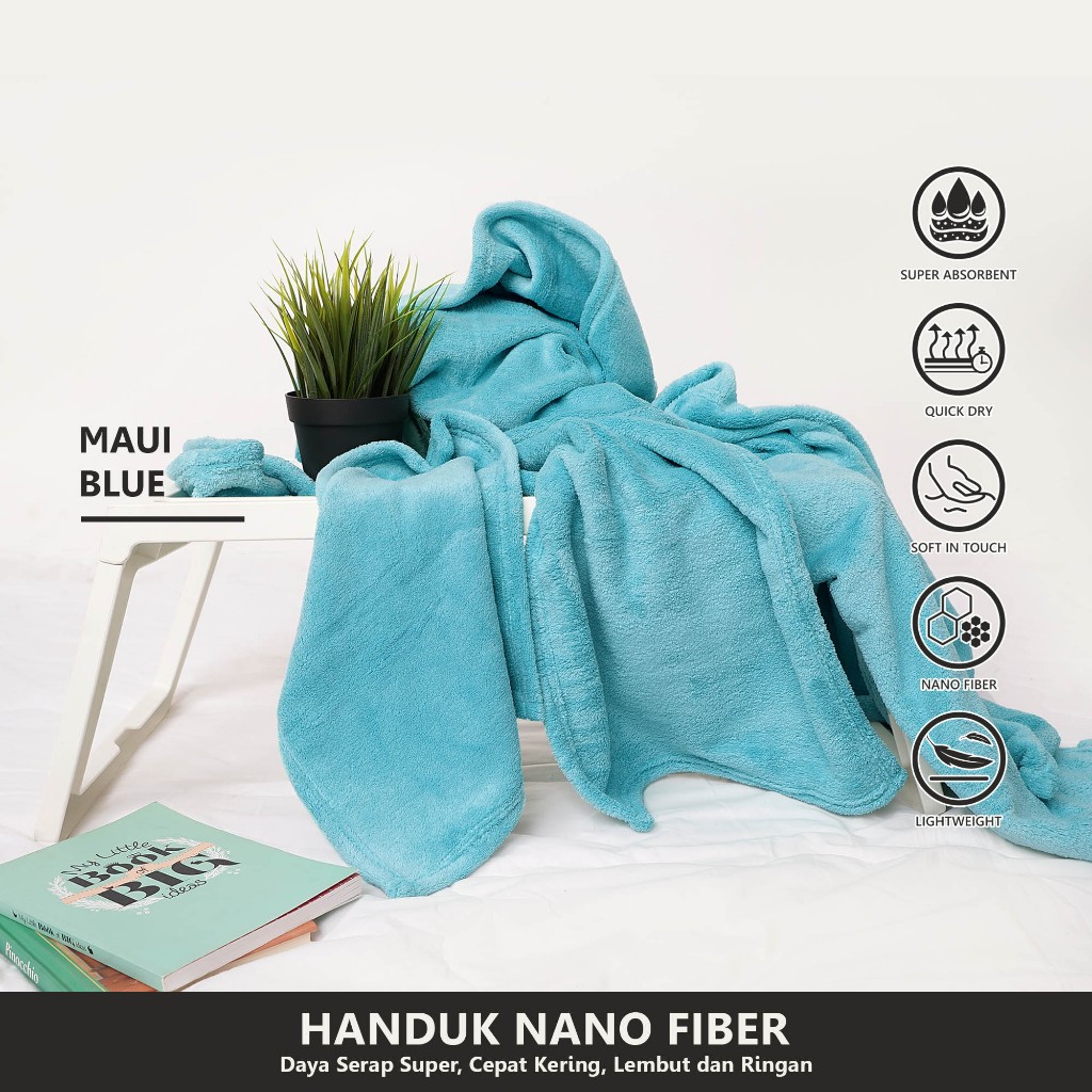 Rise Handuk Nano Fiber Jumbo Ukuran 80X155 - Image 4