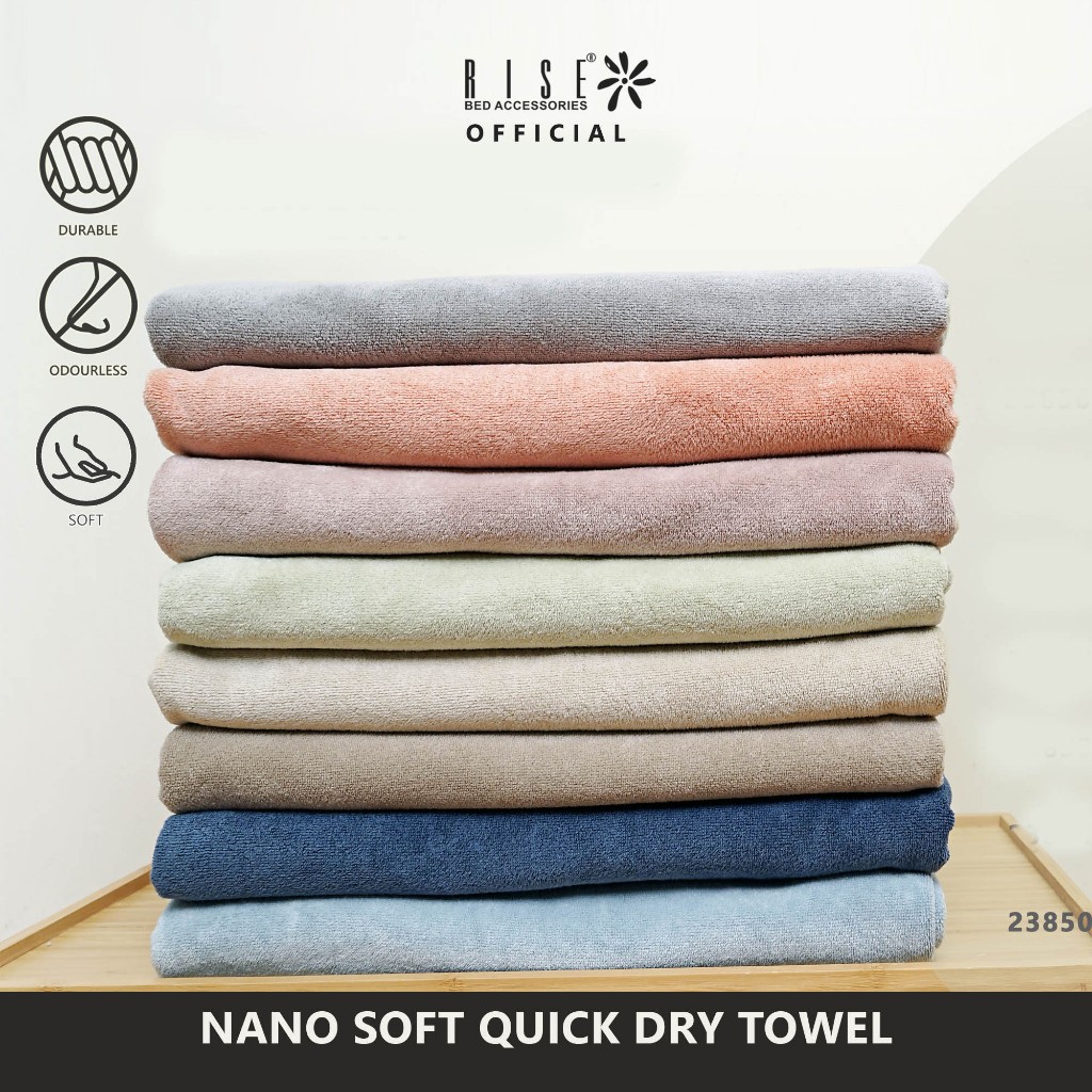 Rise Handuk Nano Fiber Jumbo Ukuran 80X155 - Image 3