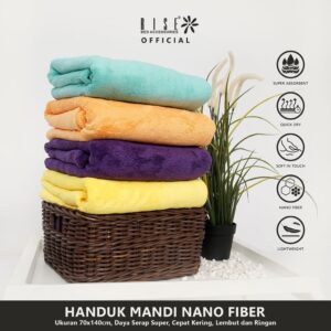 Rise Handuk Nano Fiber Jumbo Ukuran 80X155