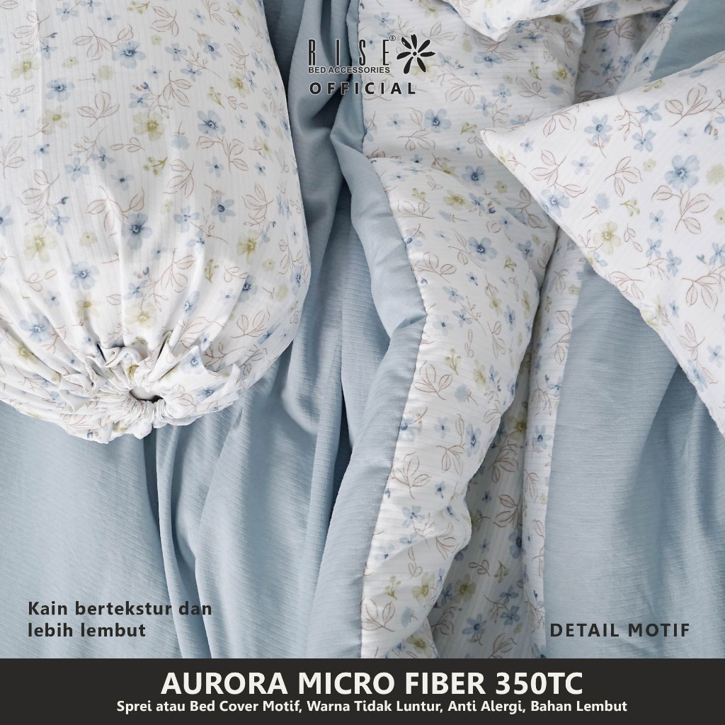 Rise Finezza Sprei Set Bedcover Microfiber 350TC Aurora - Image 2