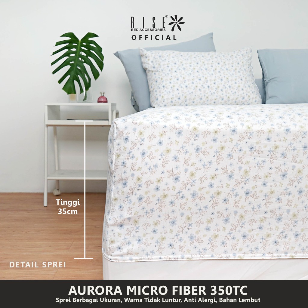 Rise Finezza Sprei Set Bedcover Microfiber 350TC Aurora - Image 5