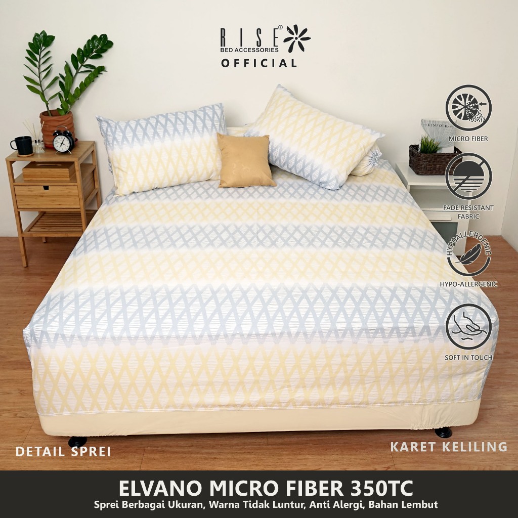 Rise Finezza Sprei Microfiber 350TC Motif Elvano - Image 3