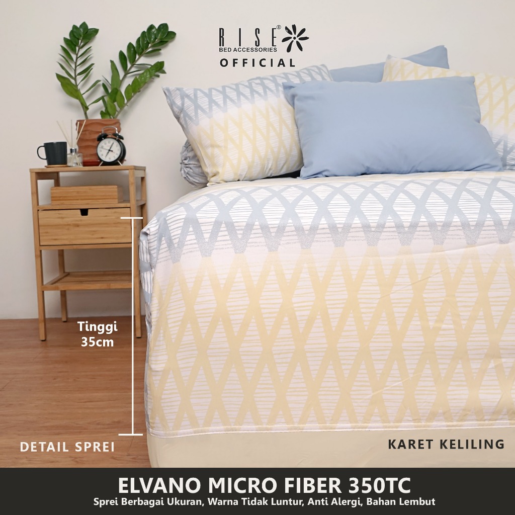 Rise Finezza Sprei Microfiber 350TC Motif Elvano - Image 4