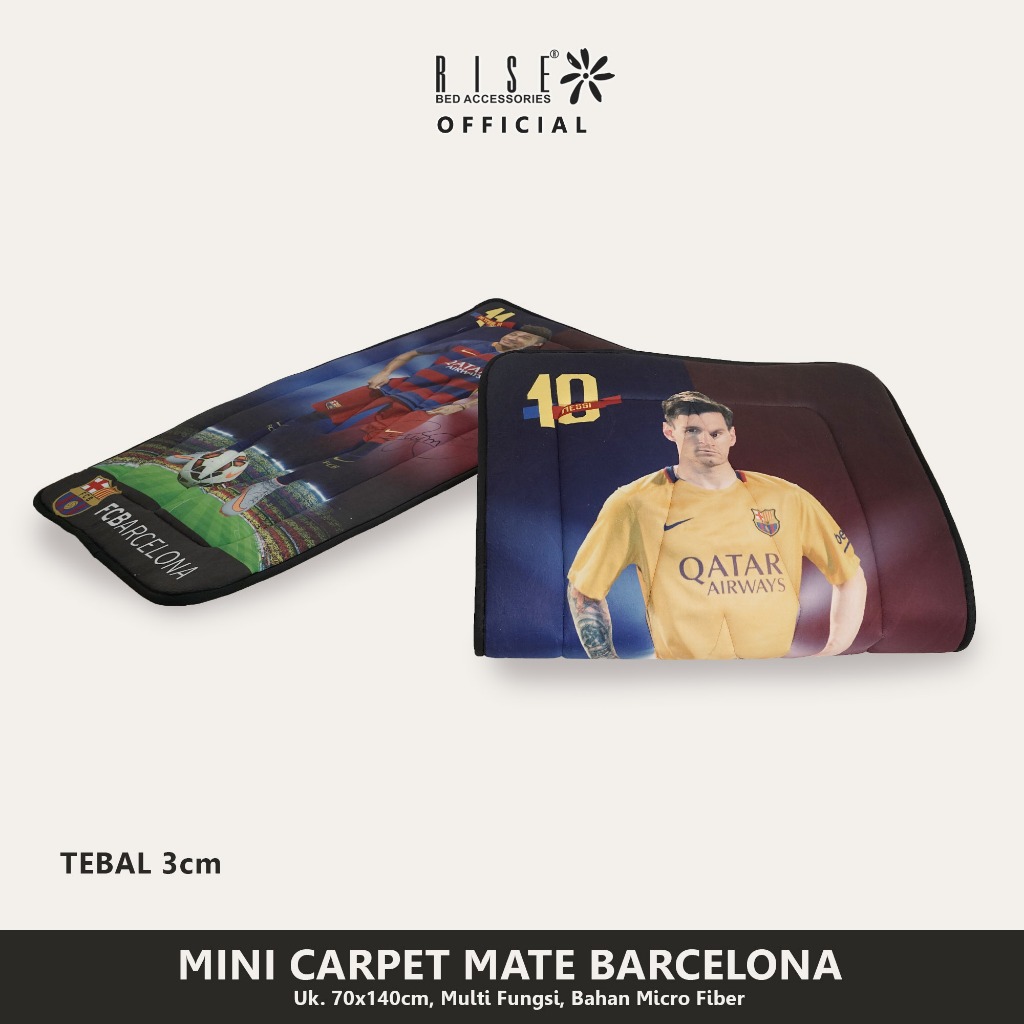 Rise Mini Carpet Mate Barcelona Ukuran 140x70cm - Image 3