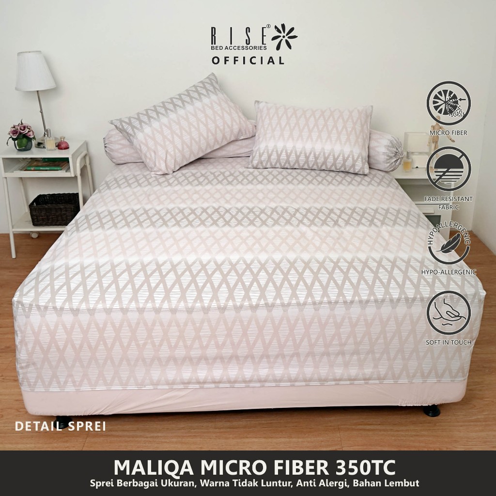 Rise Finezza Sprei Microfiber 350TC Motif Maliqa - Image 2