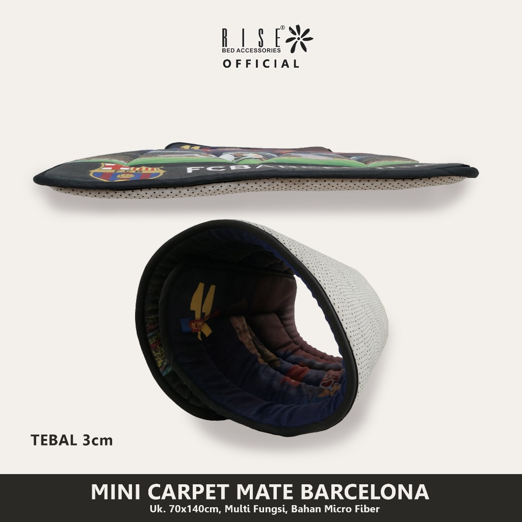 Rise Mini Carpet Mate Barcelona Ukuran 140x70cm - Image 6