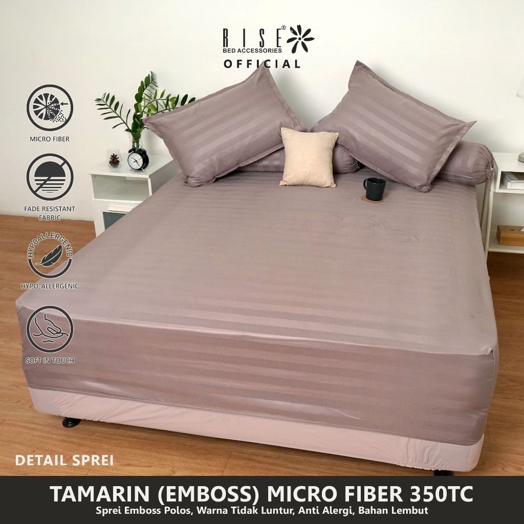 Rise Finezza Sprei Microfiber Embossed Motif Tamarin - Image 2