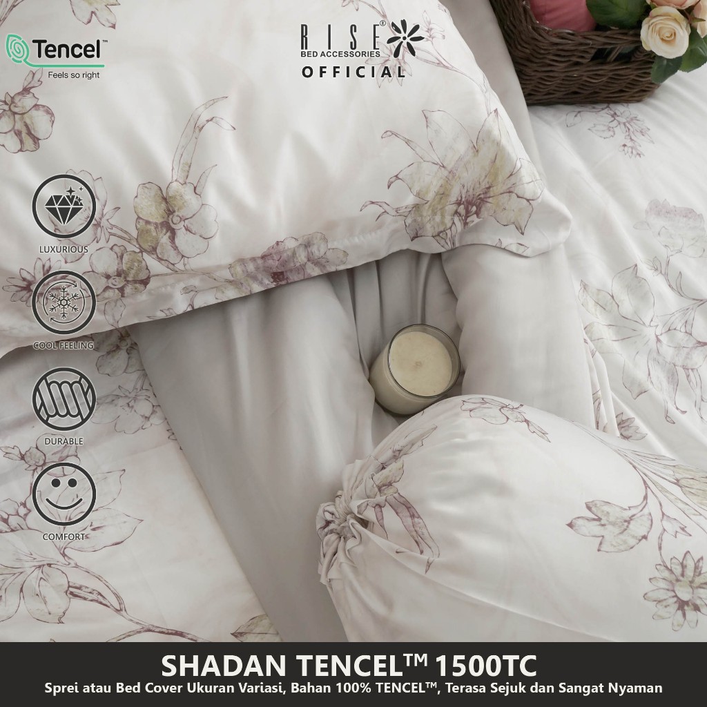 Rise Sprei Set TENCEL™ Lyocel 1500TC Motif Shadan - Image 2