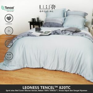 Rise Sprei Set Bed Cover Bahan TENCEL™ Lyocell 820 TC Motif Leoness