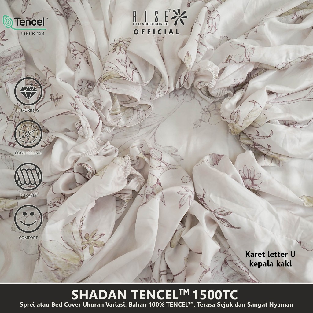 Rise Sprei Set TENCEL™ Lyocel 1500TC Motif Shadan - Image 3