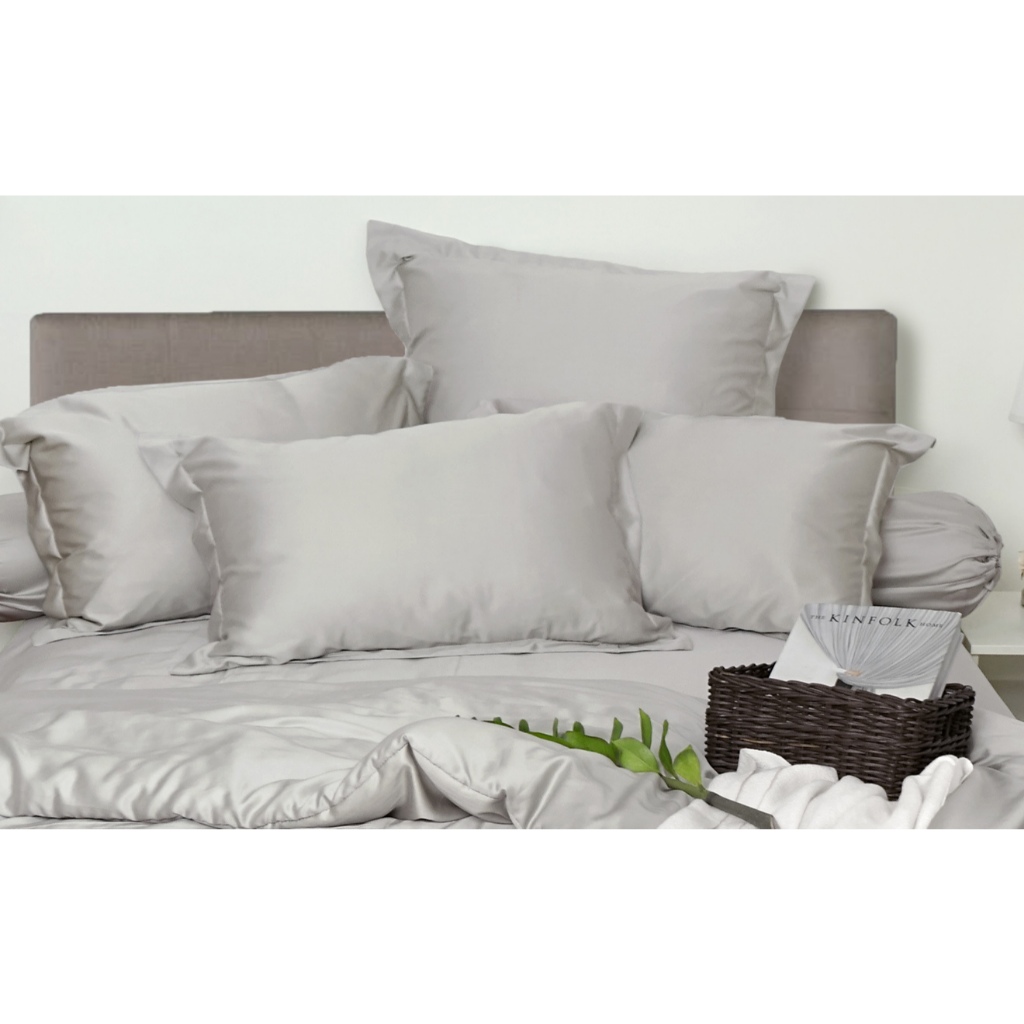 Rise Sprei Set Bed Cover Bahan TENCEL™ Lyocell 900TC Motif Nimbus Cloud - Image 2