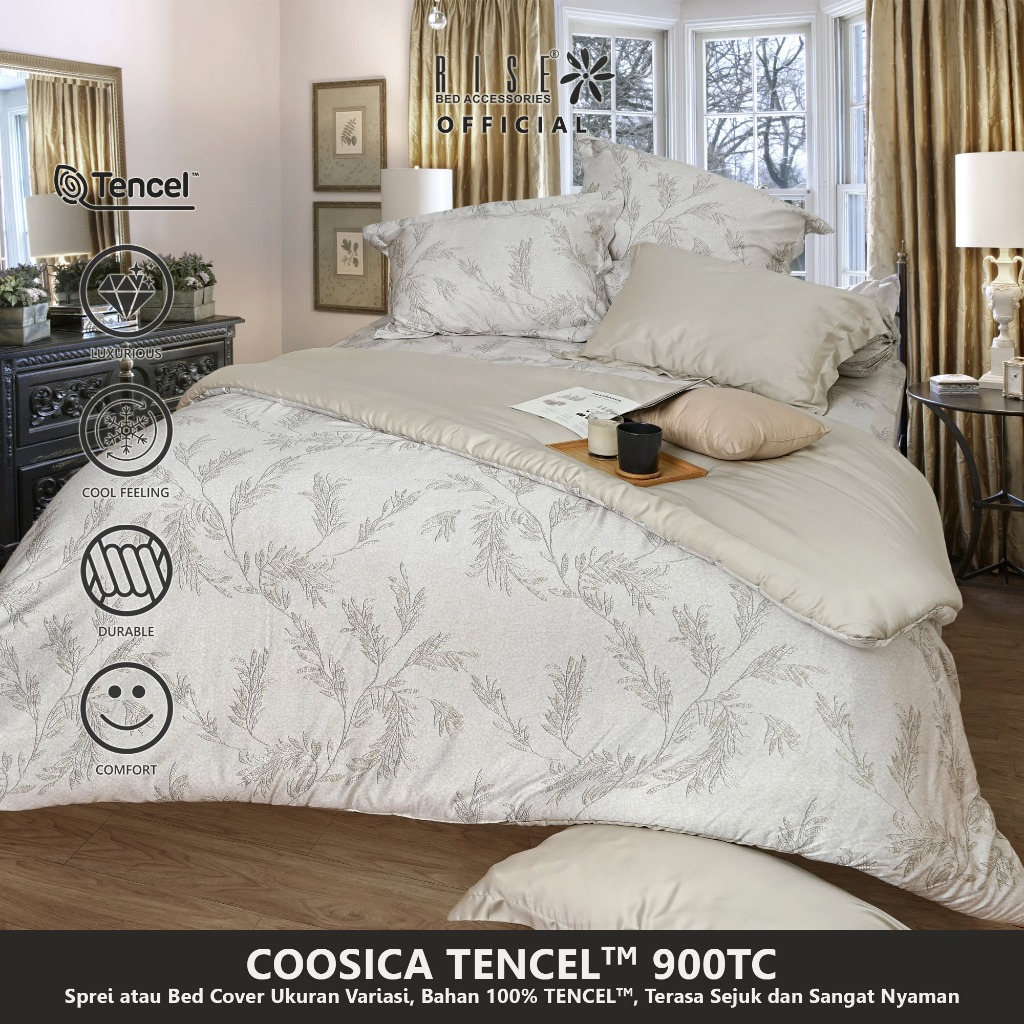 Rise Sprei Set TENCEL™ Lyocell 900 TC Motif Coosica - Image 2