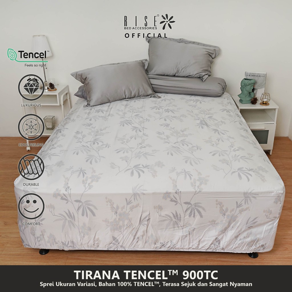 Rise Sprei TENCEL™ Lyocell 900TC Motif Tirana - Image 6