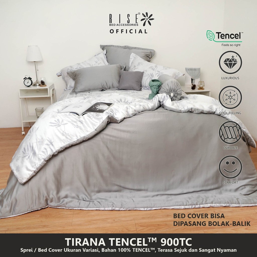 Rise Sprei TENCEL™ Lyocell 900TC Motif Tirana - Image 5