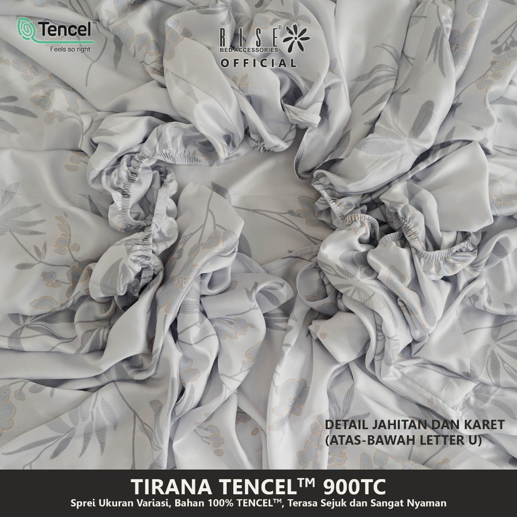 Rise Sprei TENCEL™ Lyocell 900TC Motif Tirana - Image 9