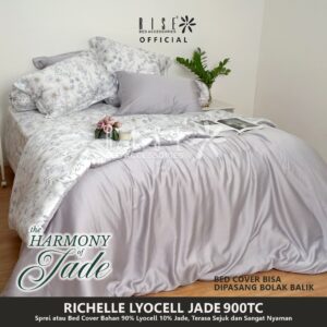 Rise Sprei Bahan Lyocell Jade 900TC Motif Richelle