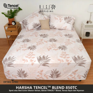 Rise Sprei Set Motif Folha Tencel Blend 780 TC
