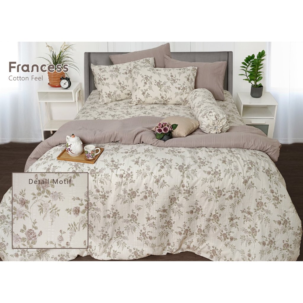 Rise Sprei Set Cotton Feel Motif Bunga Seona - Image 3